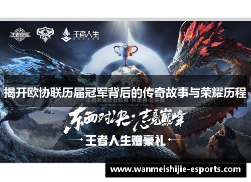 揭开欧协联历届冠军背后的传奇故事与荣耀历程